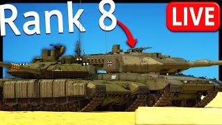 🔴Playing ALL NEW Rank 8 TANKS in War Thunder's New Update (YIPPEEEEEE)