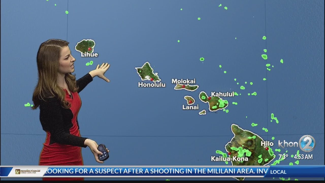 Breezy trade winds to start the week, with passing showers - YouTube