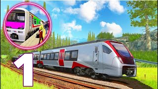 City Train Drive - Train Games - Gameplay Walkthrough Part 1 - Tutorial (iOS, Android) screenshot 2