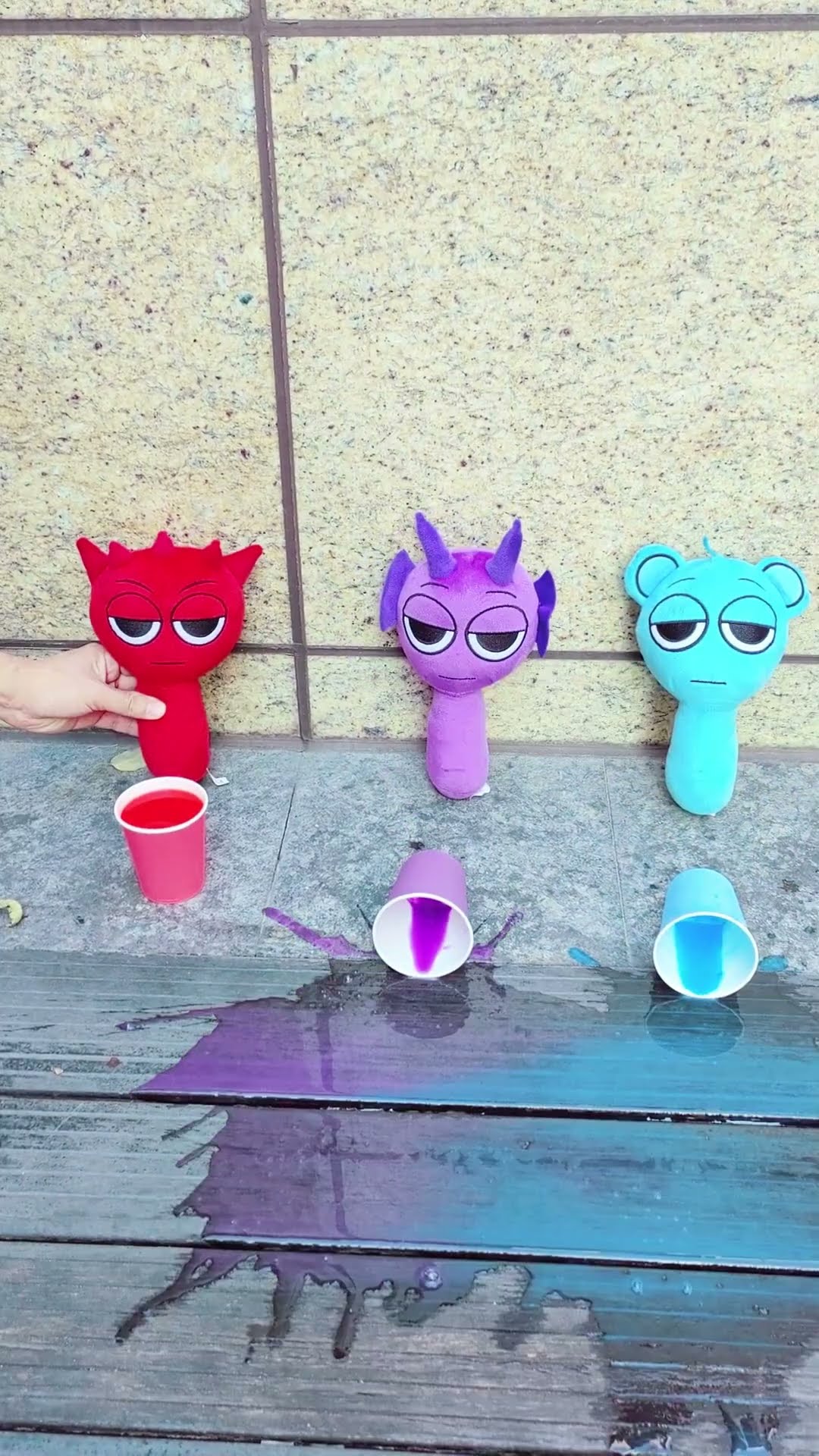 Sprunki vs colorful water