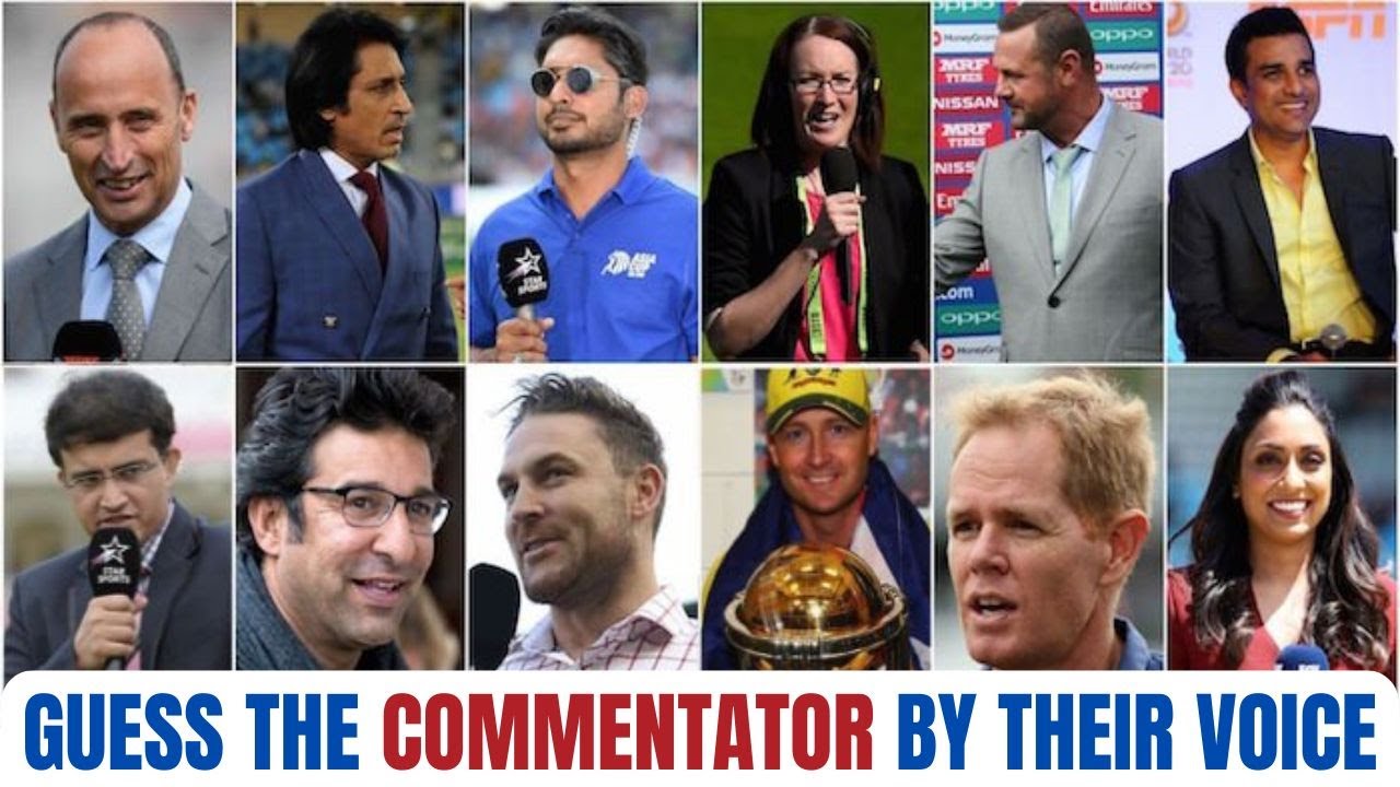 Commentator Types Can You Guess These Famous Cricket Commentators Just by Their Voice? 🏏 ...