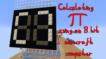 Calculating Pi with Minecraft Computer