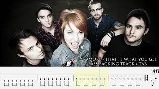PARAMORE - That´s what you get [BASSLESS BACKING TRACK + TAB] Net Worth