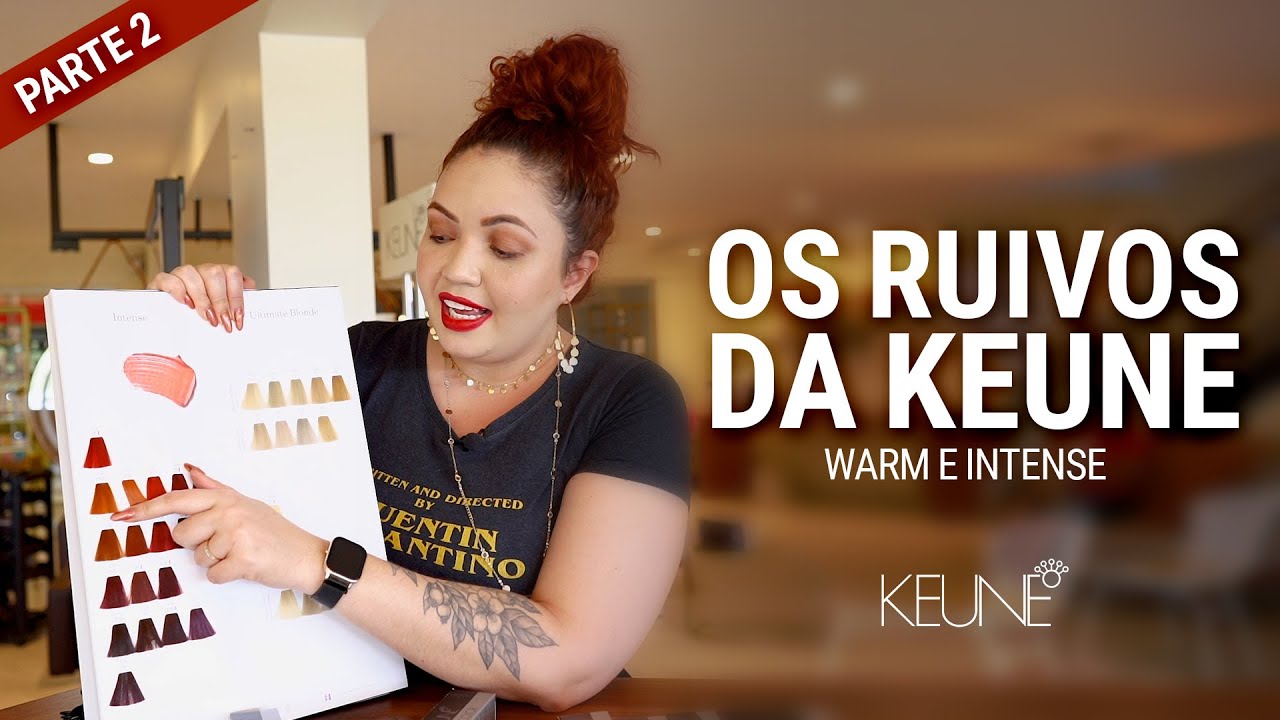 Os ruivos da Keune - Todas as tintas ruivas da Keune