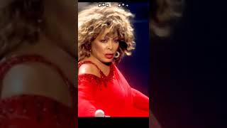 tina turner rockin the stage in sexy red dress