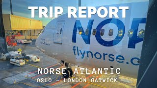 Norse Atlantic 787 Trip Report - Oslo to London Gatwick