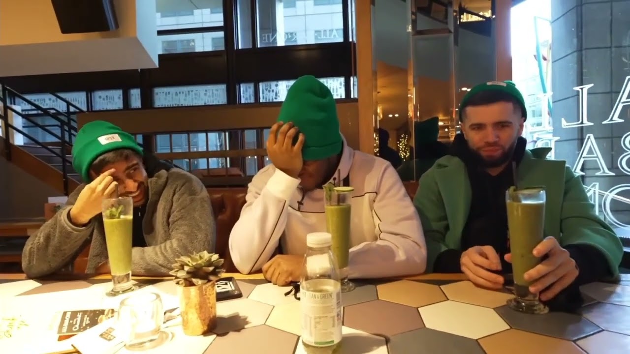 Vikstar and KSI gets brainfreeze at the same time...