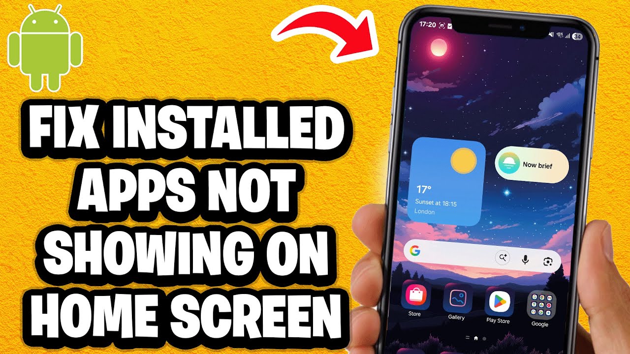 Fix Installed Apps Not Showing On Home Screen - Fastest Guide - YouTube