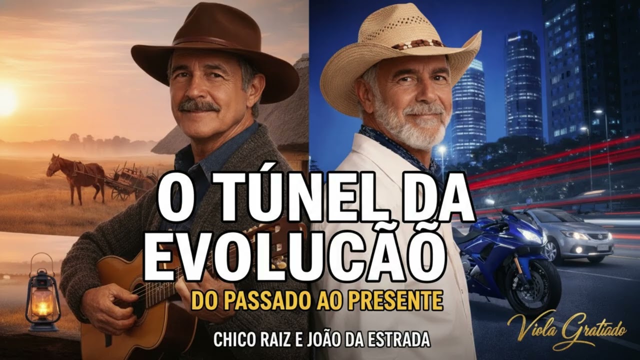 O TÚNEL DA EVOLUÇÃO - CHICO RAIZ E JOÃO DA ESTRADA - Viola e Gratidão  