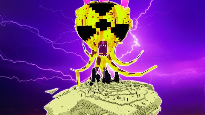 MEGA WITHER STORM 4 in 1 Fusion in Minecraft 