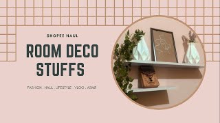 AESTHETIC ASMR UNBOXING | Room Deco stuffs