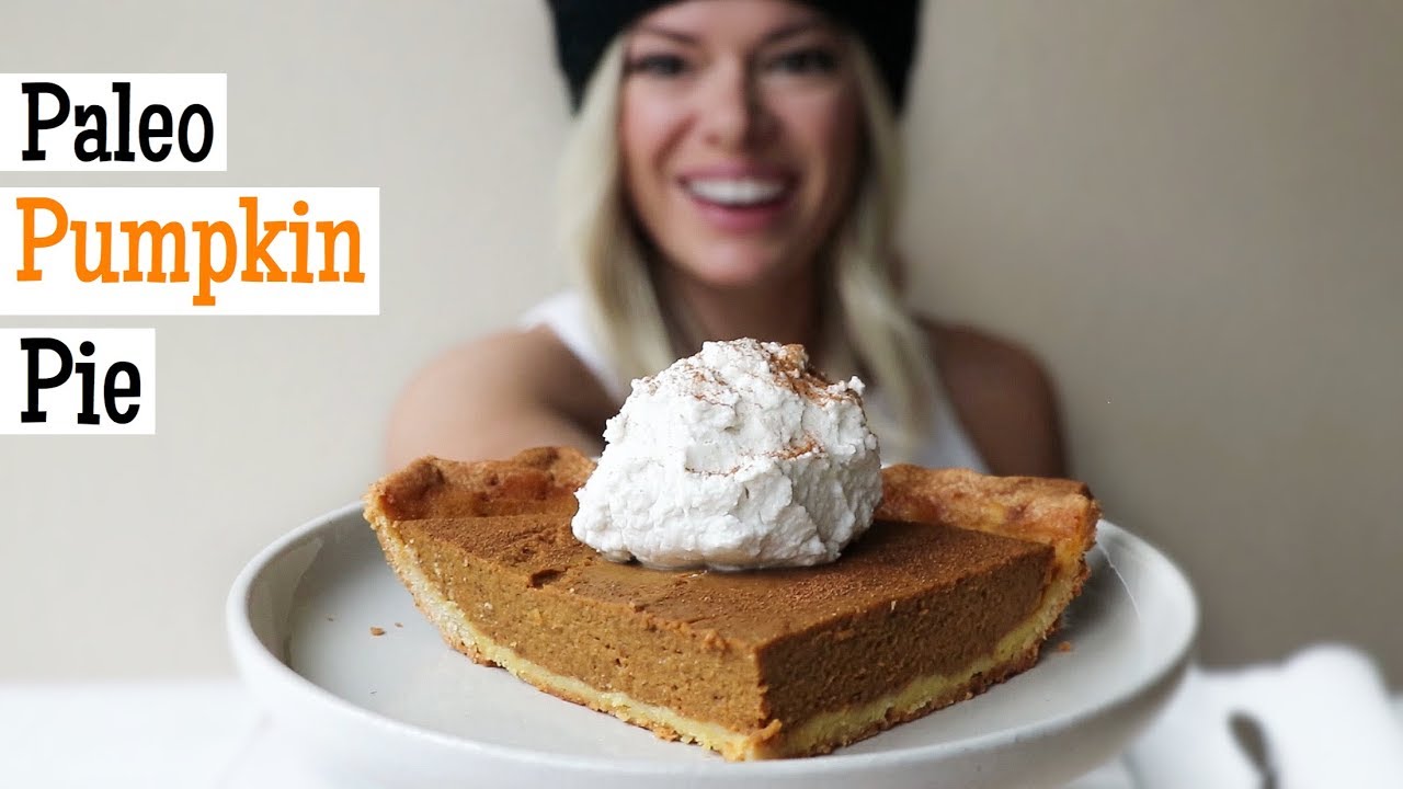 Paleo Pumpkin Pie Mukbang | Happy Thanksgiving!!! - YouTube