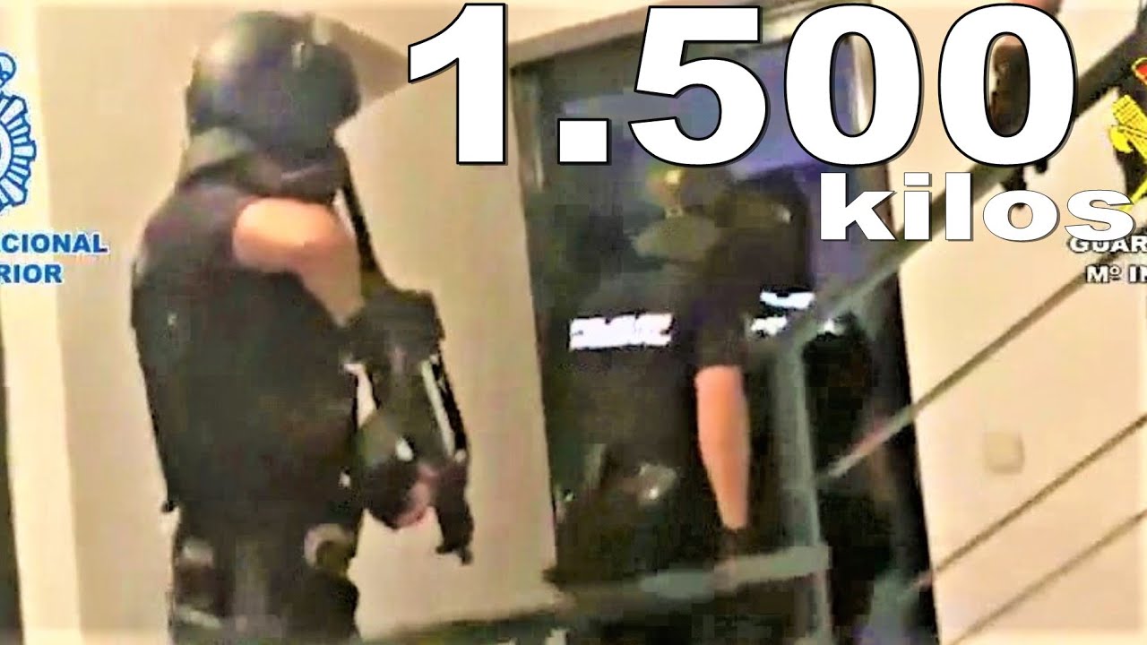 💥1500 kilos de cocaína💥 Fusiles de asalto M16a1 🔴14 detenidos en Málaga, Sevilla y Ceuta🟡