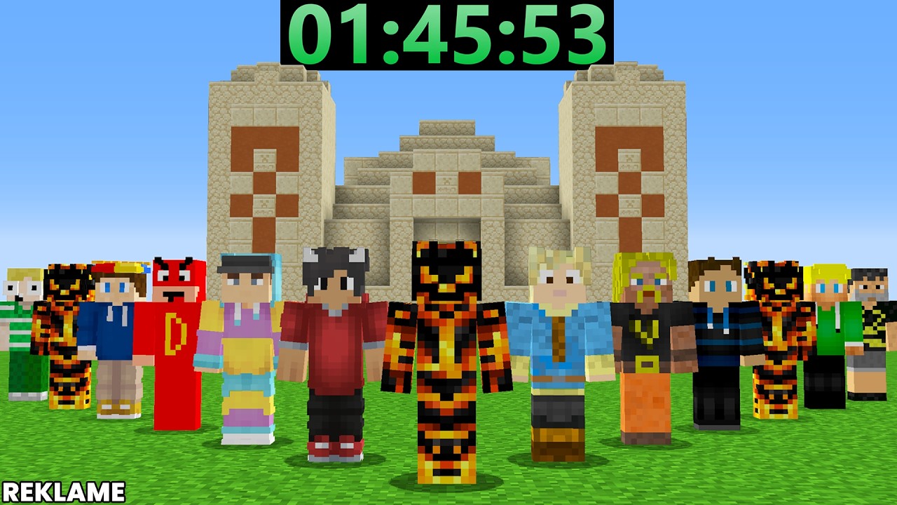 10 YouTubere Vs 1 Verden I Minecraft!