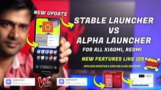 New MIUI 13 Stable Launcher Update Review | Stable MIUI System Launcher VS Alpha System Launcher screenshot 3
