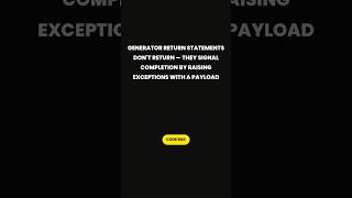 Python Generator Return Doesn't Return - It Raises StopIteration with a Payload