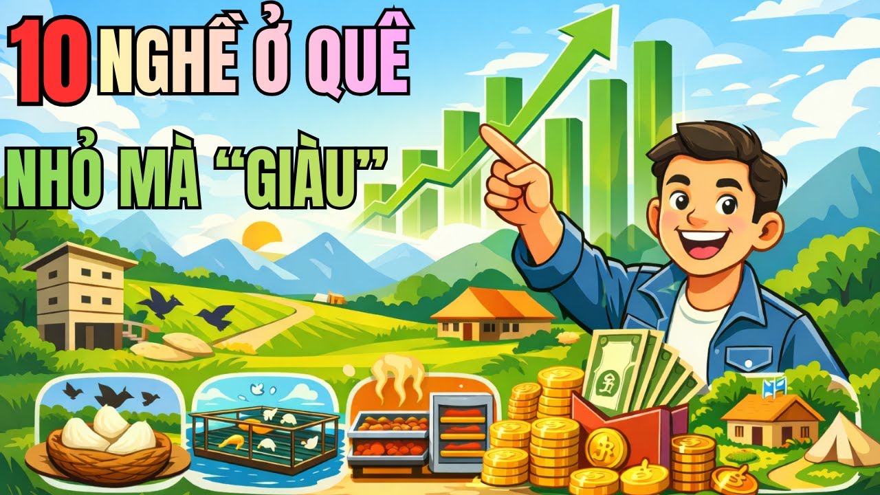 10 Nghề Ở Quê “Nhỏ Mà Có Võ” Lợi Nhuận Cao Bất Ngờ | Dấu Chân Thành