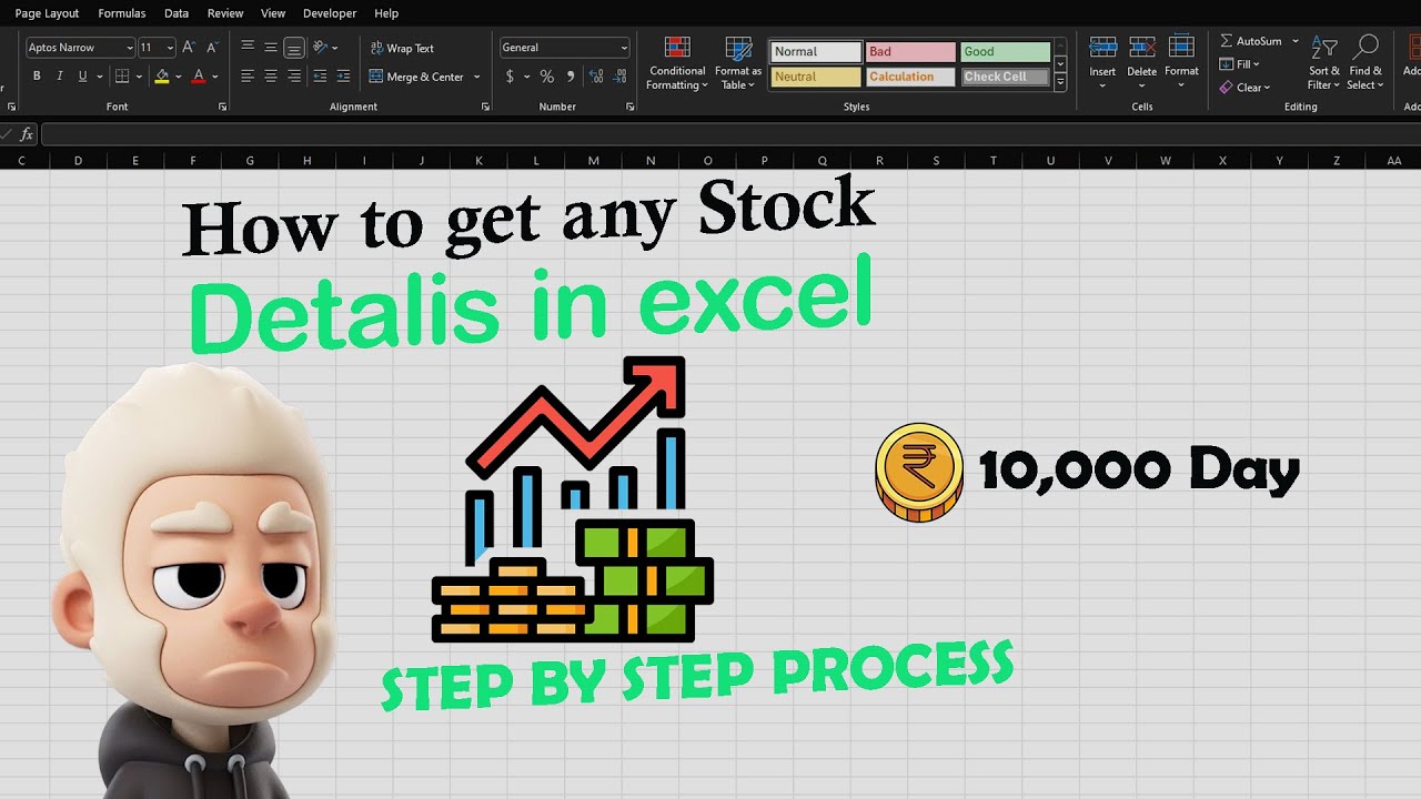 Excel Live Stock Price Formula