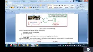 Features Extraction Statistical method