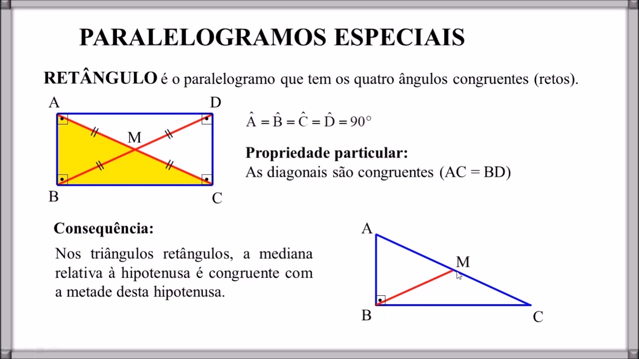 Planilha De Propriedades Do Paralelogramo Quadriláteros: O Que São,