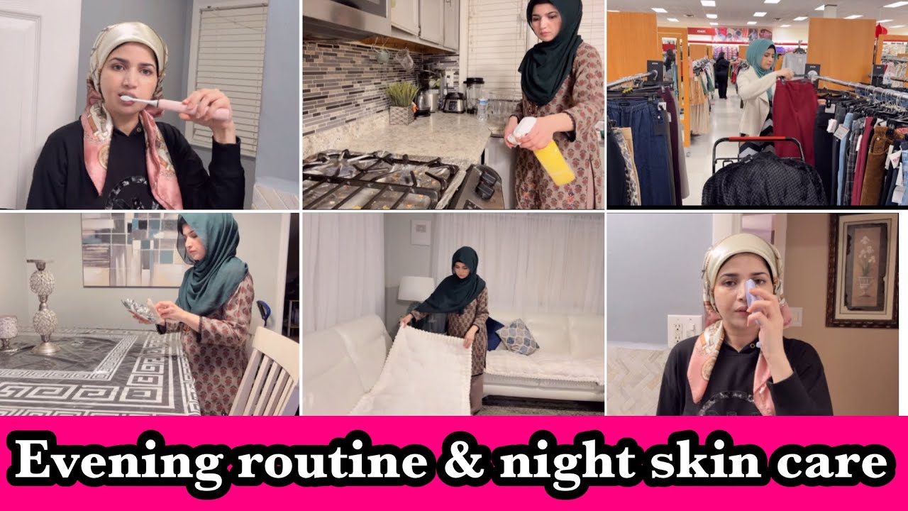 Evening routine vlog | night self care and shopping in USA @coslus 