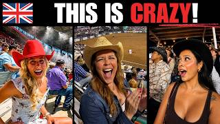Watch British Tourists React to the Wildest American Rodeo