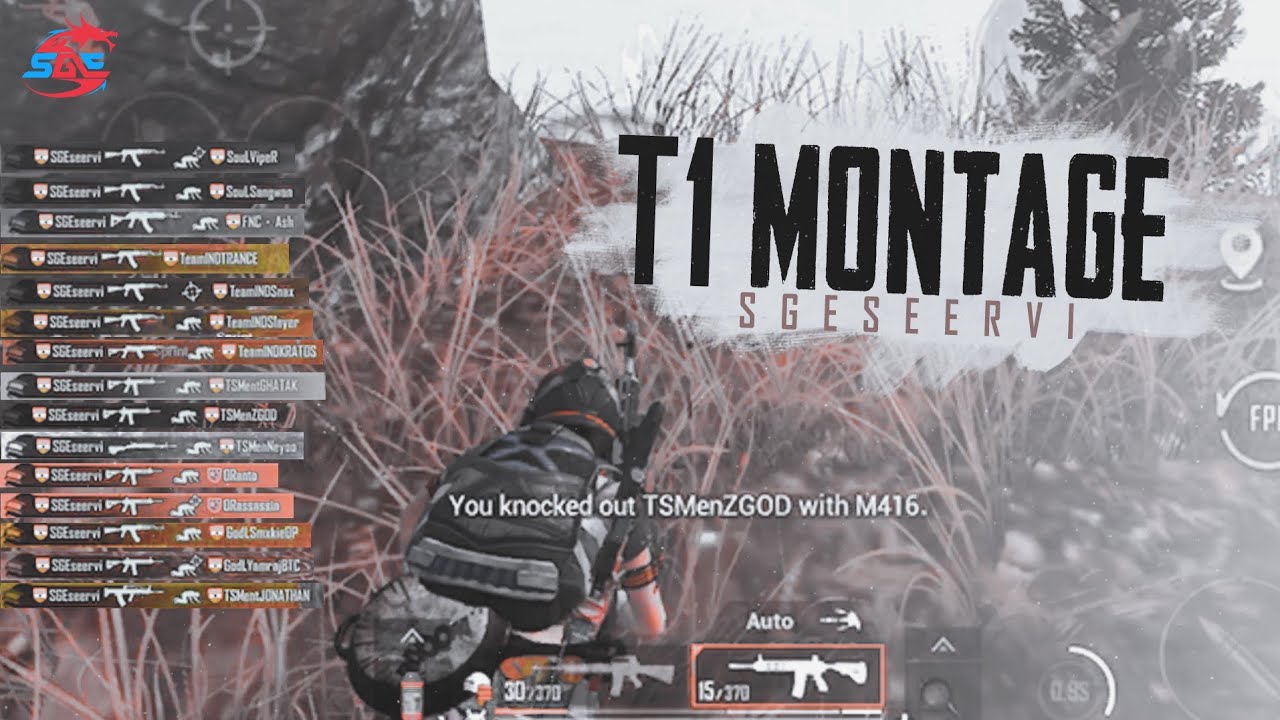 Tier - 1 Scrims Montage || Team SynerGE