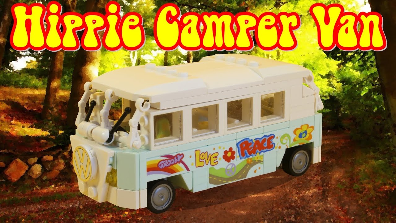 Lego Hippie VW Camper Van - YouTube