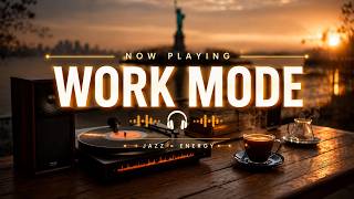 Winter Jazz ☕ Warm Sunrise Energy for Upscale Productivity
