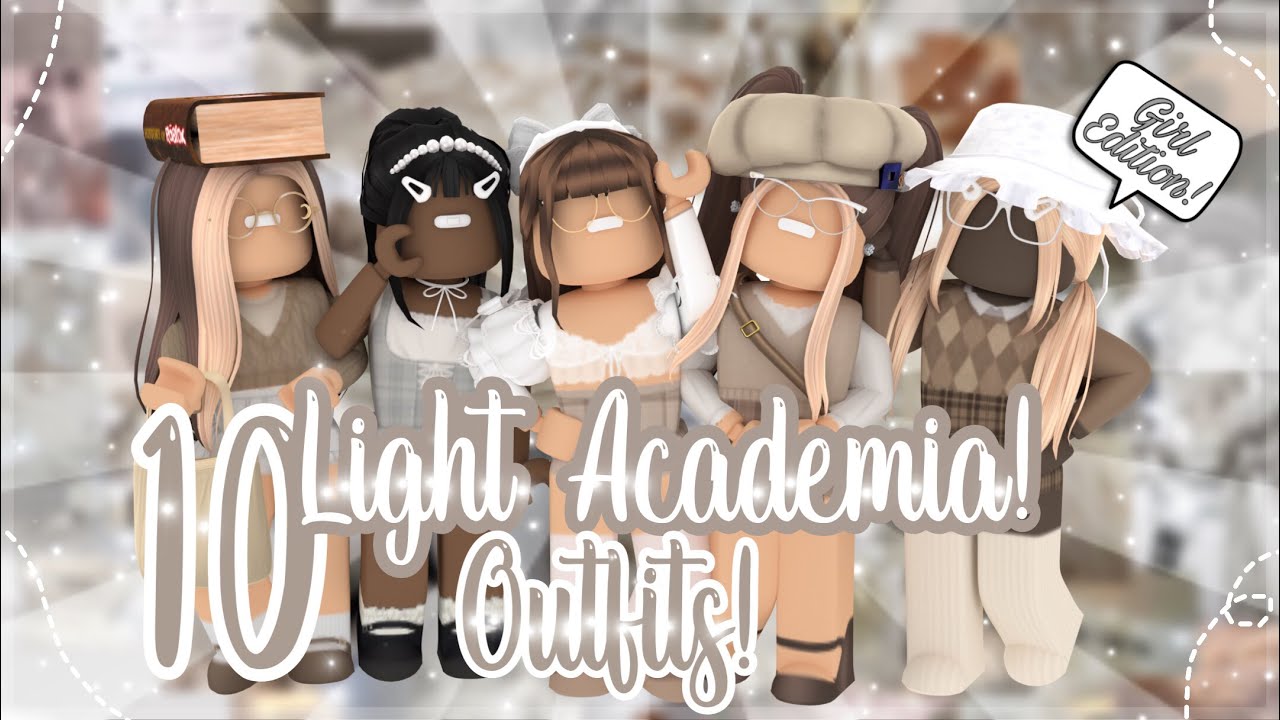 10 Light Academia Roblox Outfits for girls *AESTHETIC* (With Links!) xCandyc0rex YouTube