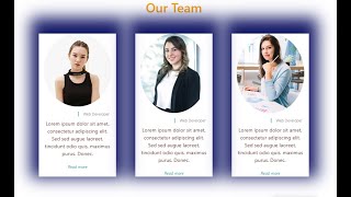 Our Team Section Design with html and css | Tutorial for Beginners 2020 by freelancer sobuz islam