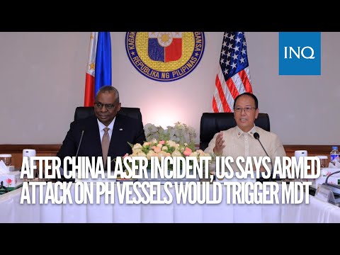 After China laser incident, US says armed attack on PH vessels would trigger MDT