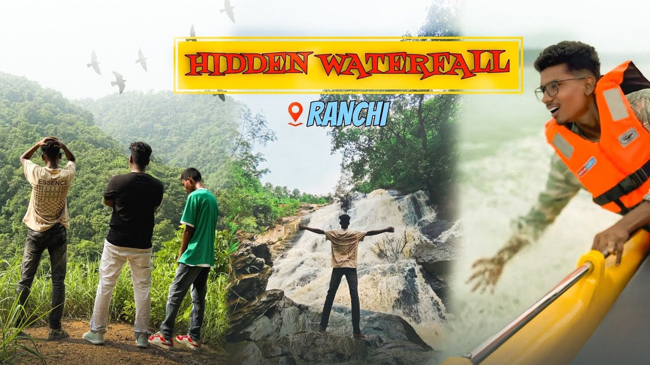 Exploring a Hidden Waterfall in Ranchi🌊 || Secret Adventure Spot || Unseen Beauty of Jharkhand 🌱