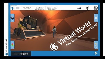 Trimble Virtual World - New Mine and Tunnel Scene