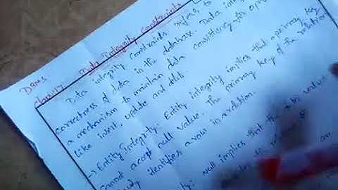 CSNL DBMS CLASS 17 Integrity Constraints in Telugu