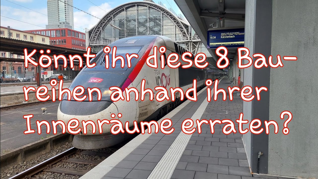 Zugquiz- Könnt ihr diese 8 Baureihen anhand ihrer Innenräume erraten?