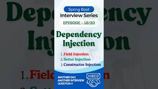 3 Ways to do Dependency Injection in Spring Boot 🔍 | Field vs Setter vs Constructor ! #shorts