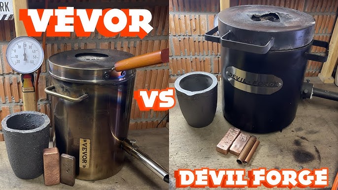 Devil-Forge Melt Off - Devil Forge FB2M vs Devil Forge FB2MB - 1KG Copper  Melt Devil-Forge Race 