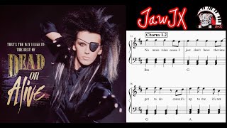 Dead Or Alive - You Spin Me Round ( Piano Sheet Music )