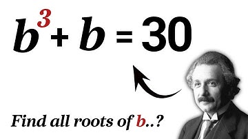 Nice Math Olympiad Algebra Equation || Find all possible roots of b
