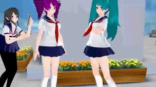 MMD Cuando Kokona le cuenta sus problemas domesticos a Saki Miyu