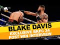 Blake bad davis lands picture perfect right hand knockout and wants mike perry next bkfc 34