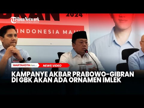 TKN Sebut Kampanye Akbar Prabowo-Gibran di GBK Akan Ada Ornamen Imlek dan Dihadiri Artis Papan Atas