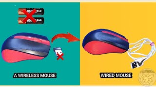 Upgrade wireless mouse  to wired | Wireless Mouse upgrade