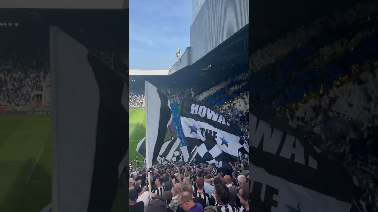 Wor Flags Display v Brighton May 2024 #newcastleunited #nufc #premierleague