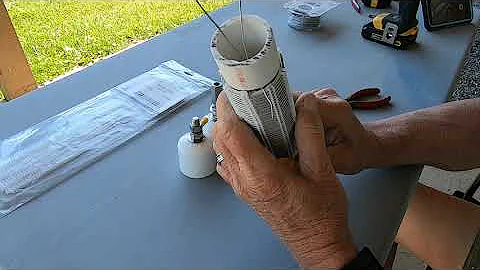 MY DIY 20-40 meter Air Wound Coil