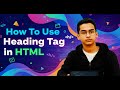 HTML Heading Tags H1 to H6 🖥️ | Beginner HTML Tutorial | VTech DG Gyan