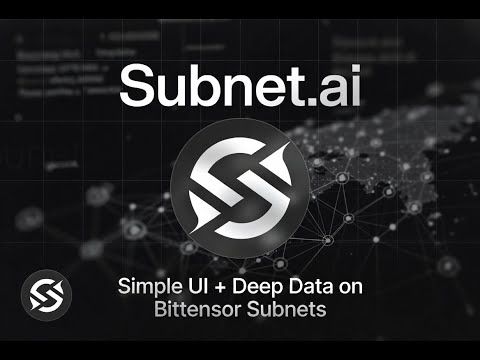 Hash Rate Ep 153 Subnet Ai Simple UI Deep Data On Bittensor Subnets 