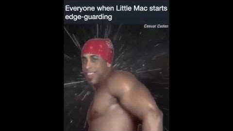 When Little Mac is edge guarding