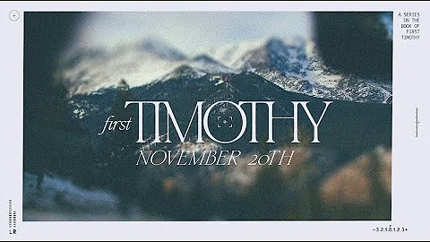 I Timothy | Tim Shepard | November 20th, 2022